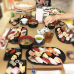 sushi and other foods