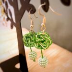 Japanse style Mizuhiki earrings