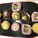 temari and vegan sushi