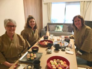 temari sushi with guests
