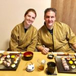 sushi with guests