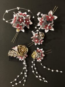 Handmade Kanzashi hiar accessory
