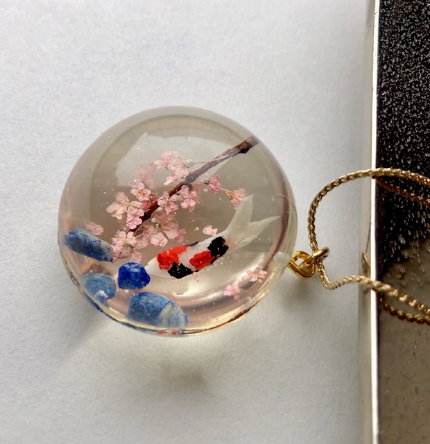 Our Japanese style crystal glass jewelry