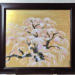 Japanese painting Sakura cherry blossoms