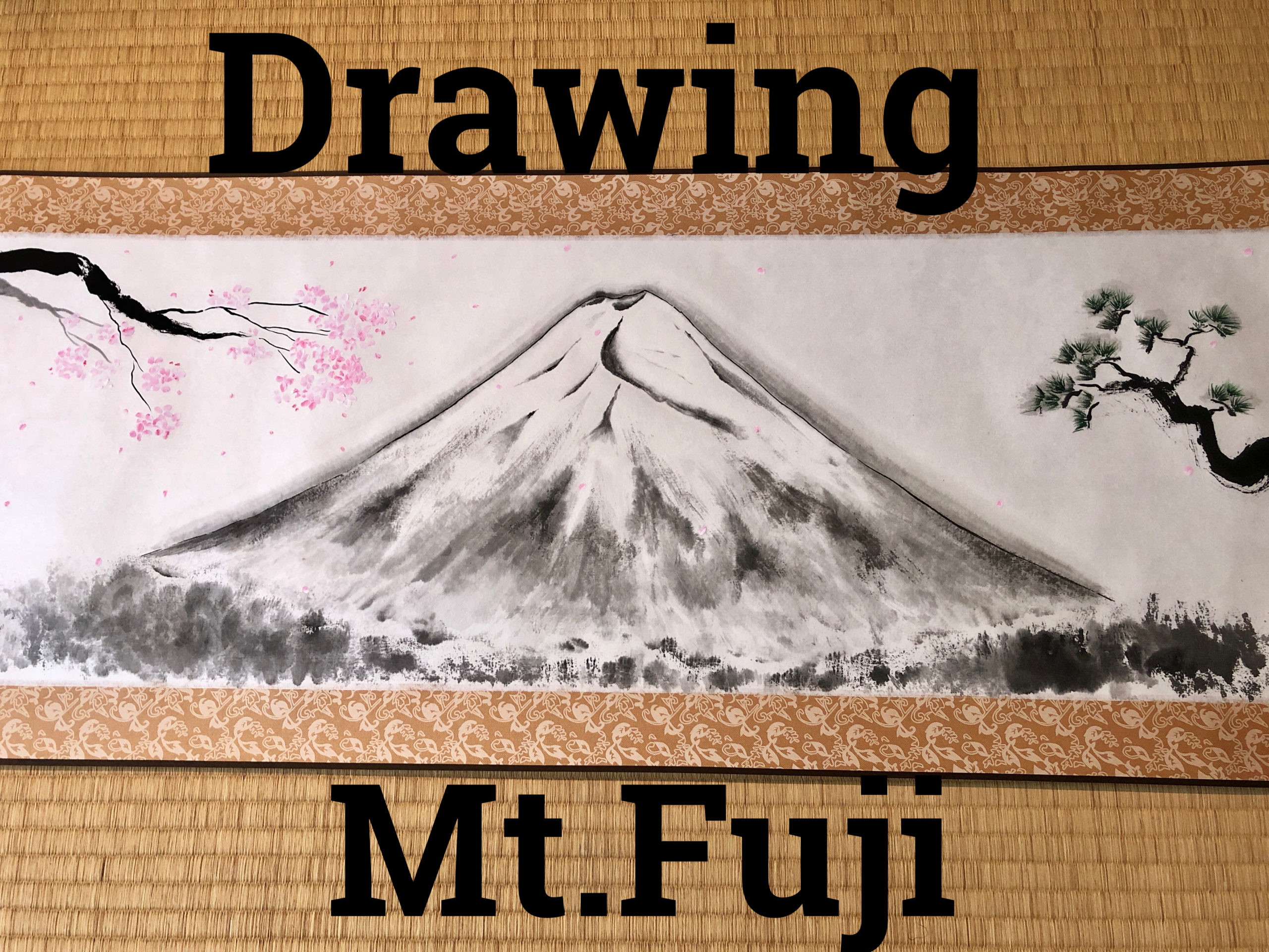 Drawing Mt. Fuji in Suibokuga