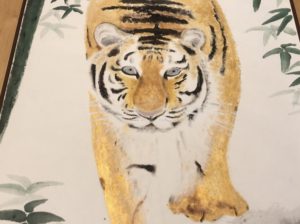 Tiger painting 