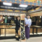 Dedication of my Ryu Kakejiku to Niigata Oryu shrine