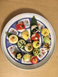 vegetarian temari sushi