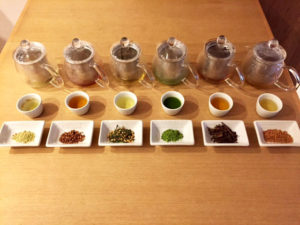 japanese tea tasting
