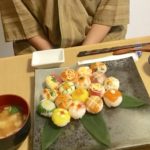 Temari sushi guest made