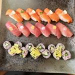 tuna and Salmon sushi