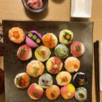 beautiful temari sushi guest made