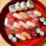 nigiri and roll sushi