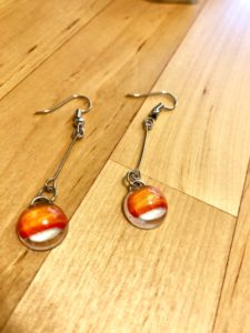 Sushi earrings