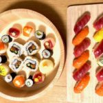 temari and nigiri sushi