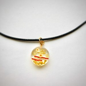 Japanese style choker necklace