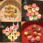 beautiful sushi guests made