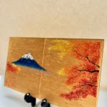 Mt. Fuji and Autumn leaves on Etsy