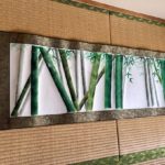 Extra large landscape bamboo forest Japanese painting art wall decoration